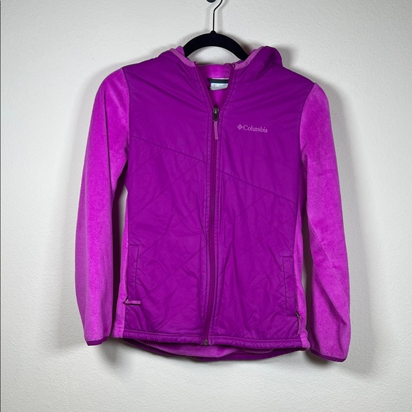 Kids Columbia Fleece Windbreaker Jacket - Picture 1 of 6